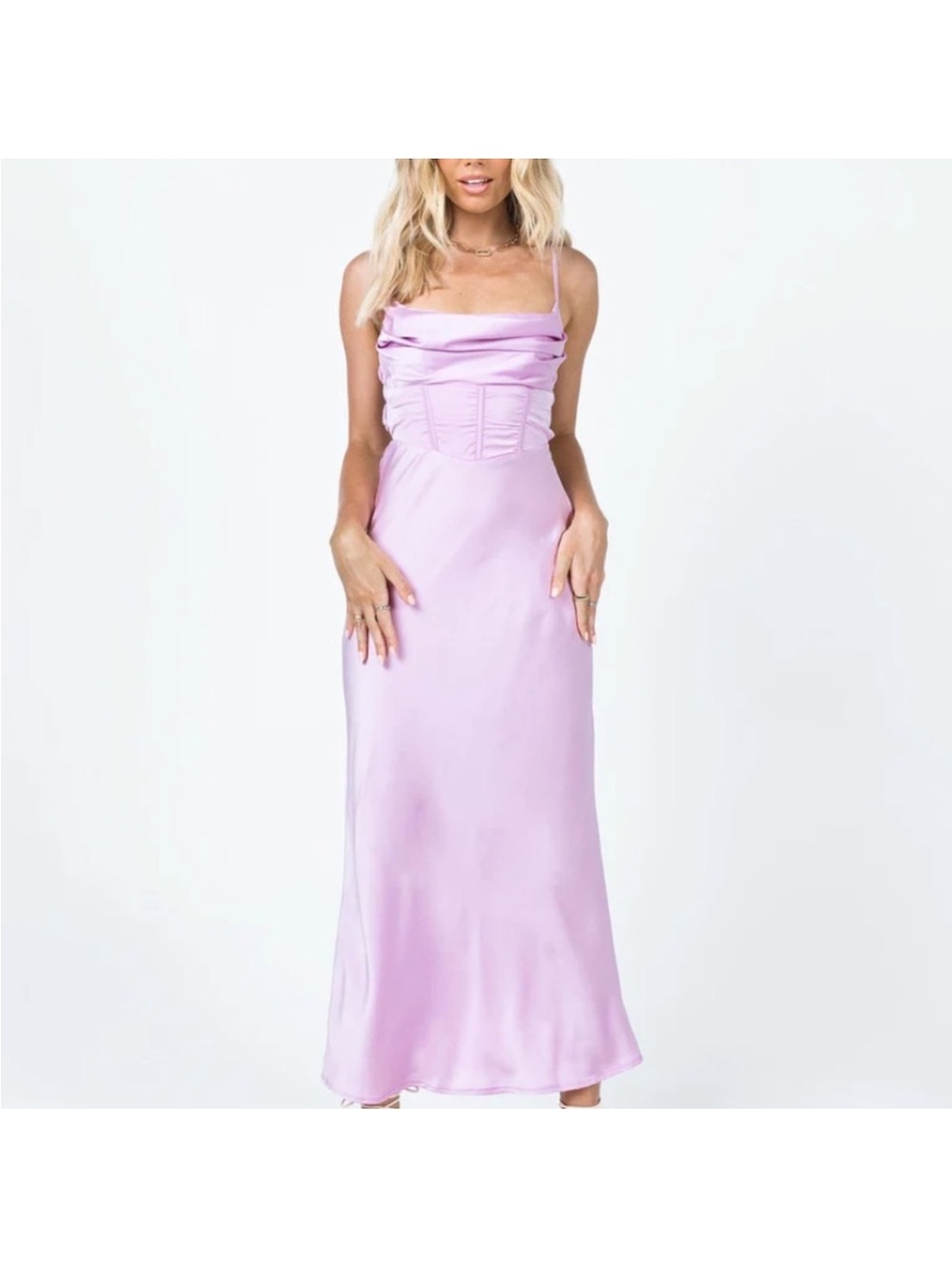 Princess Polly Lavender Midi Dress
